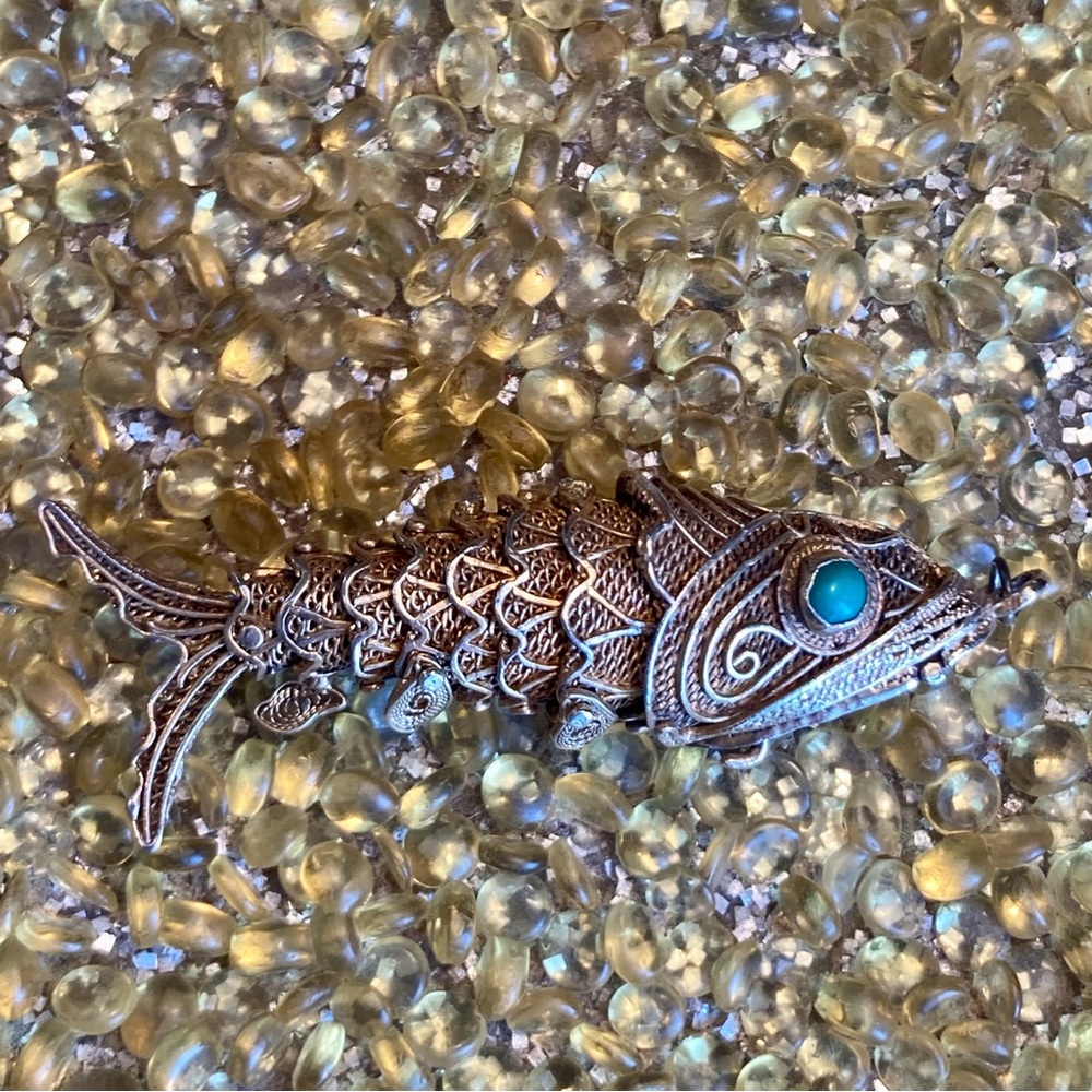Vintage Fish Pendant